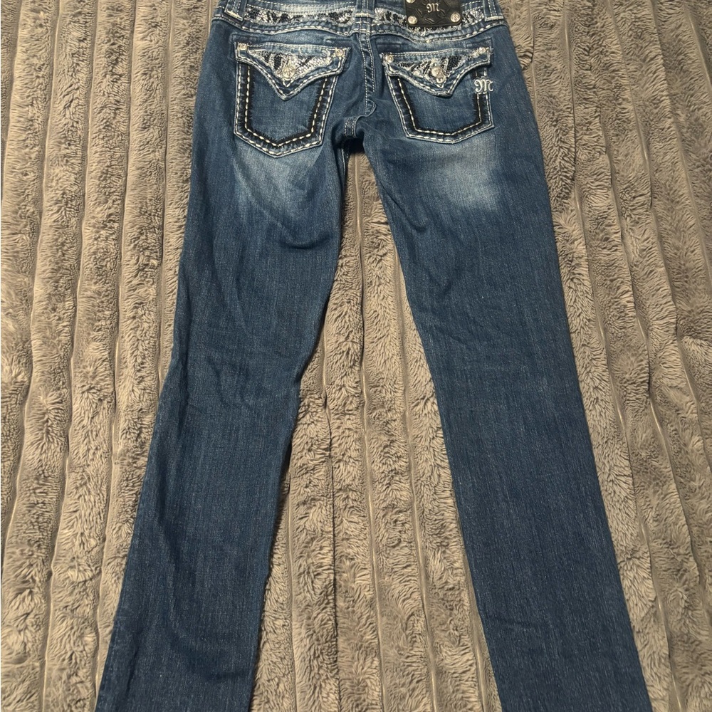 Miss Me Blue Straight Leg Jeans